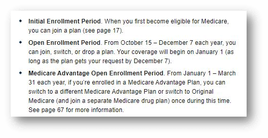 When to sign up for Part C