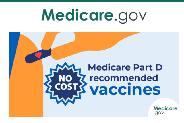 Medicare Part D vaccines at no cost