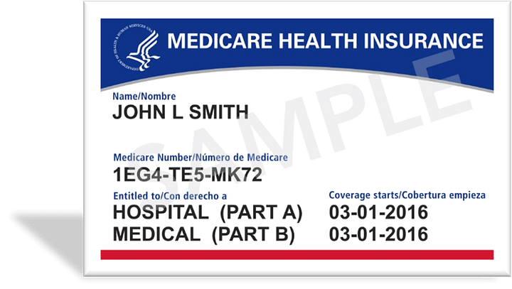 Medicare Card from Social Security