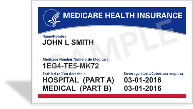 Medicare Card from Social Security